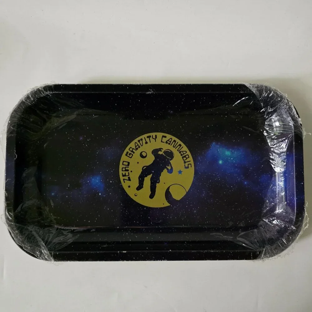 Zero Gravity Cannabis Rolling Tray With Spaceman Design